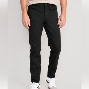 Old Navy Black Jeans Athletic Taper Built-In Flex